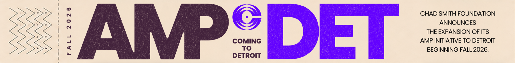 AMP · DET — Coming to Detroit, Fall 2026